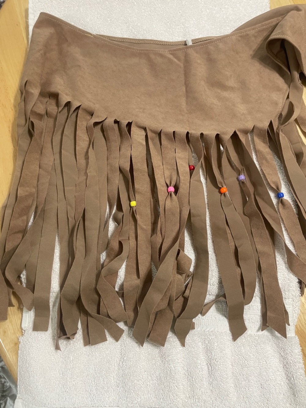 Brown Fringe Women’s Swim Coverup